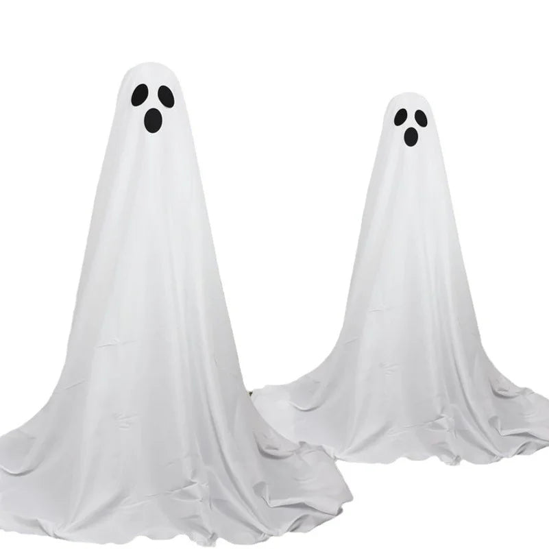Halloween Ghost Hanging with String Lights Spooky Ghost Lighted Spooky for Home Indoor Garden Yard Lawn Party Prop Decorat