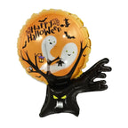 Halloween Pumpkin Ghost Balloons Halloween Decoration Spider Foil Balloon Bat Globos Halloween Party Supplies Inflatable Kid Toy
