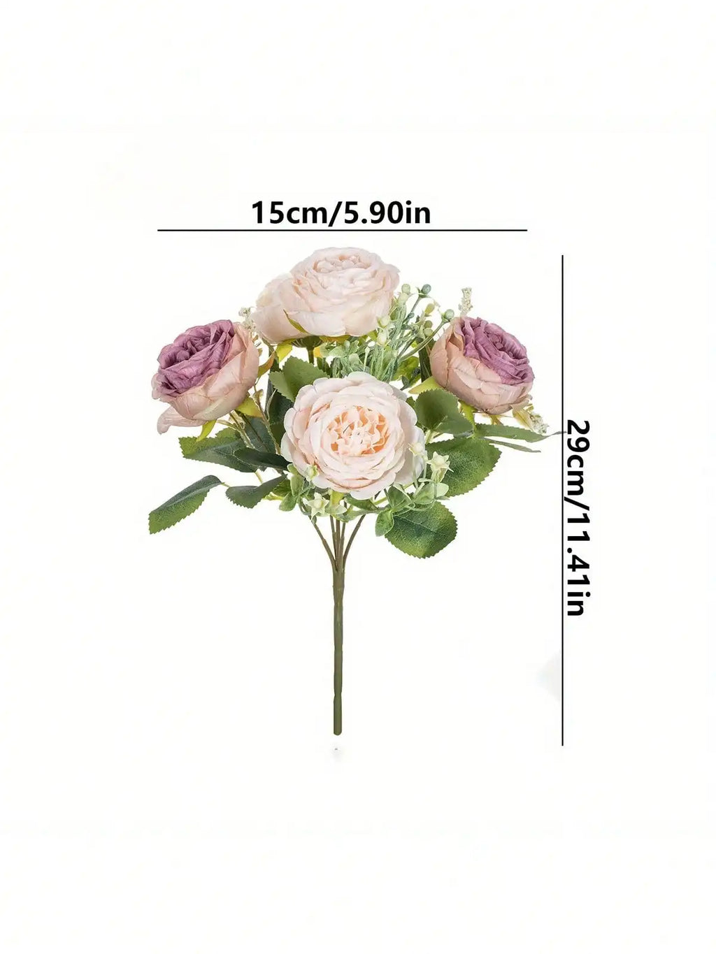 4pcs Artificial Peony Flowers - UV Resistant Real Touch Fake Bouquet For Garden Patio Wedding Engagement Decor, Versatile Home Decor Without Container