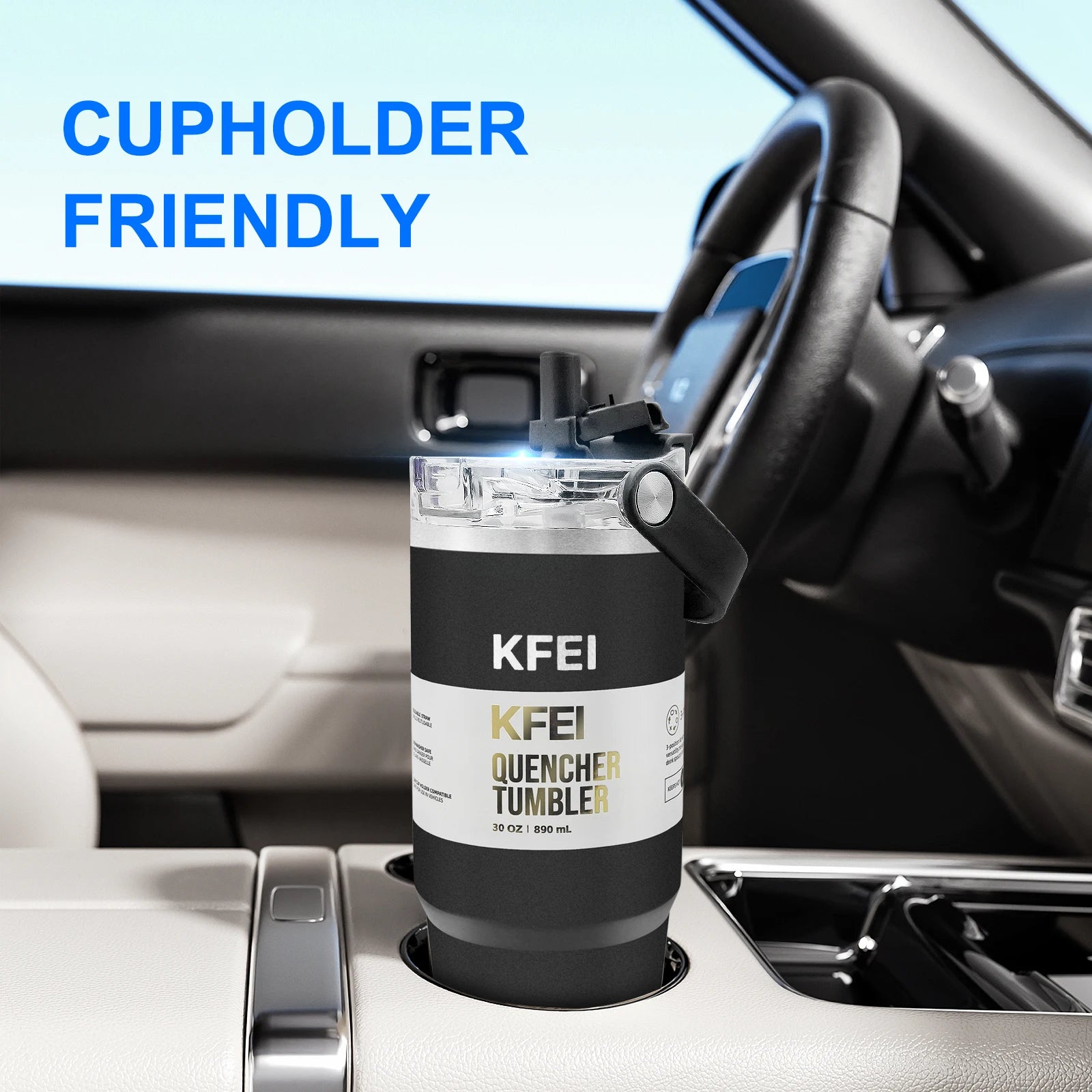 1PCS 30oz Solid Color Double Wall Stainless Tumbler, with Lid And Straw, Keep Warm 12h And Ice 24h, Insulated, Outdoor Stainless