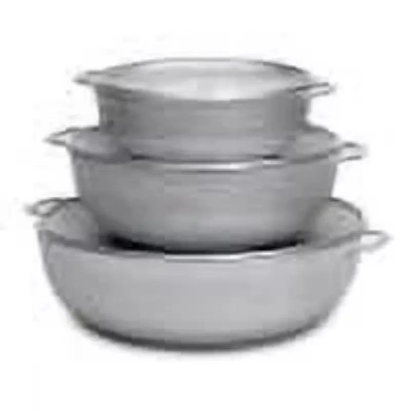 Imusa 3Pieces Colombian Cast Aluminum Caldero or Dutch Oven Set with Lid