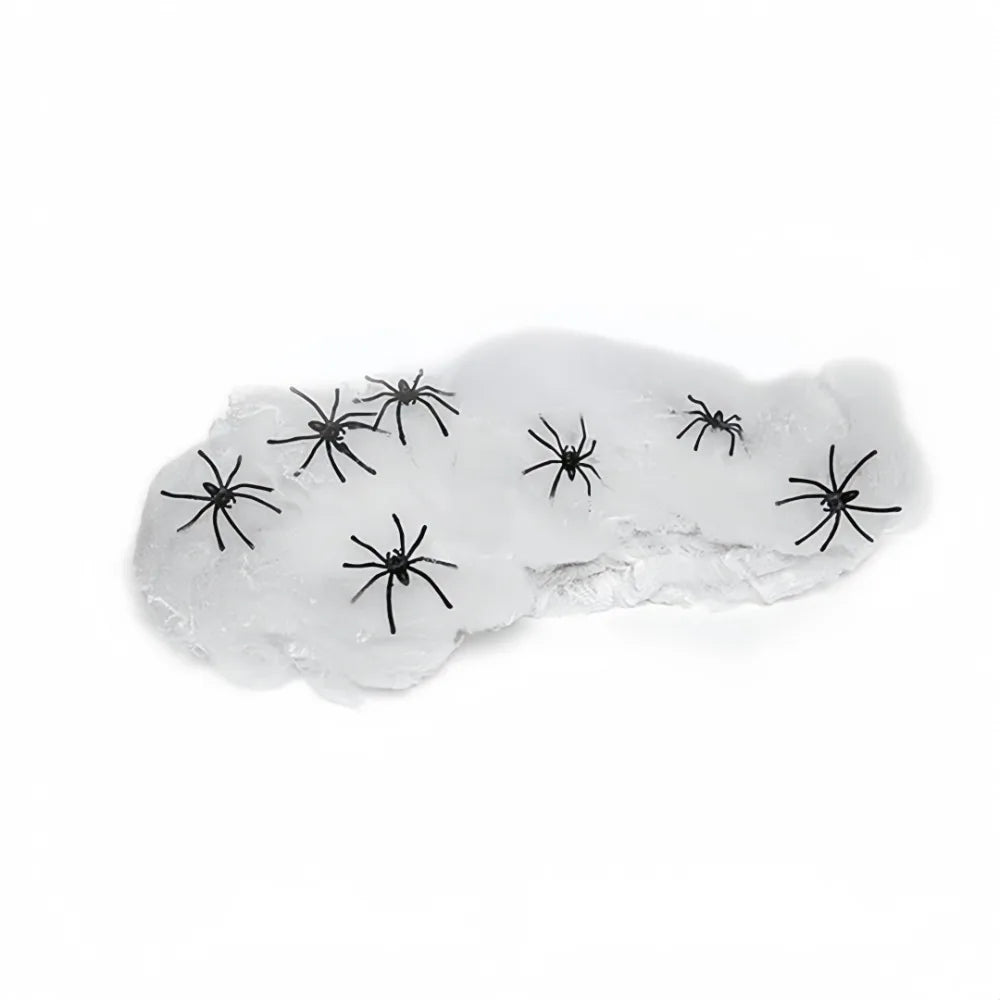 Halloween Ghost Festival Spider Web Simulated Spider Web for Decorating Secret Rooms in Haunted Houses KTV Shopping Malls Horror