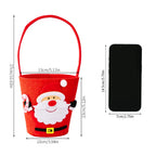 Christmas Gifts Bags Cute Santa Snowman ELK Storage Bags Chocolate Cookies Candy Bags for Christmas Birthday Party Decorations