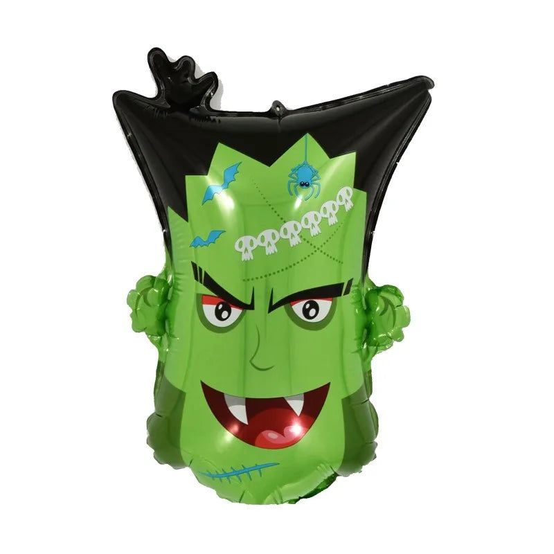 Halloween Pumpkin Ghost Balloons Halloween Decoration Spider Foil Balloon Bat Globos Halloween Party Supplies Inflatable Kid Toy
