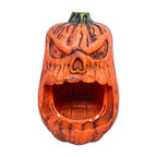 Halloween Horror Skull Face Pumpkin Candy Storage Box Voice-activated Glowing Pumpkin Ornaments Holiday Decorations  Birthday