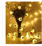 Halloween Led Lights String Twinkle Party Festoon Light Decoration Skull Pumpkin Bat Outdoor Lights Garland Street Portable