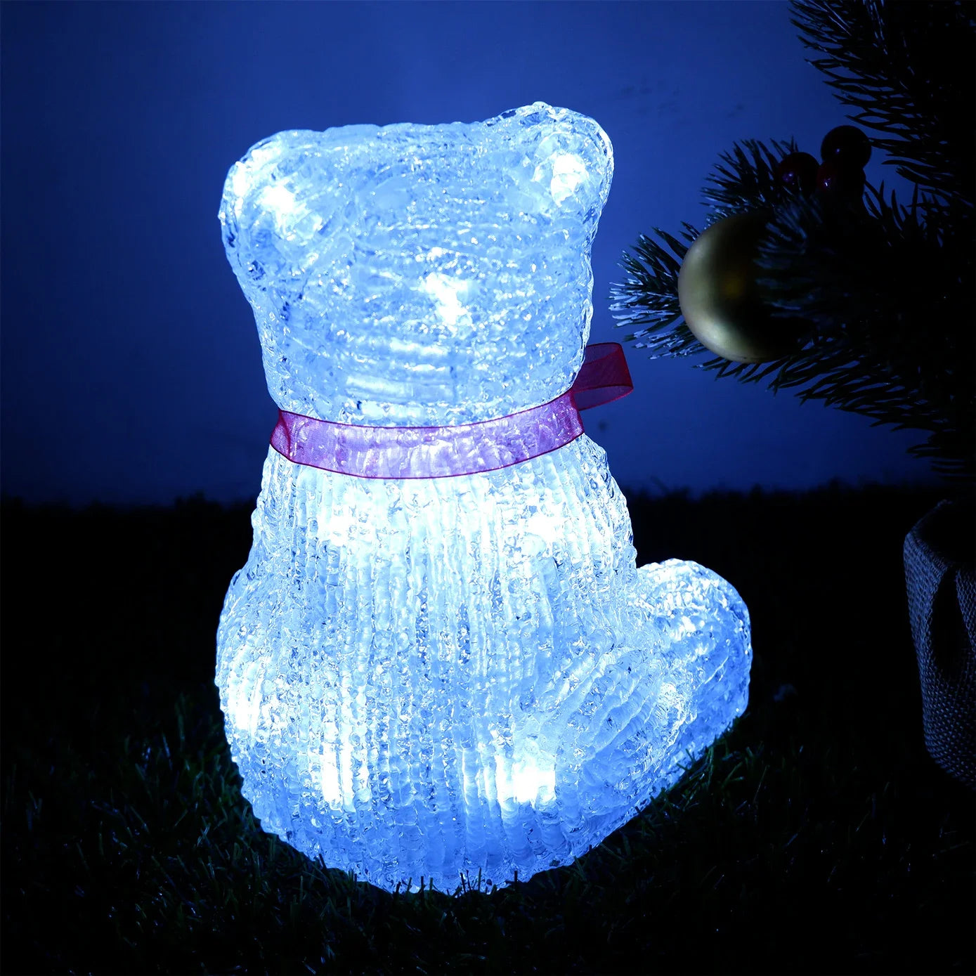 Santa Snowmen Xmas Elk Ornament Light Christmas Day Decoration Holiday Lighting Presents Kids New Year Gift Led Light Christmas