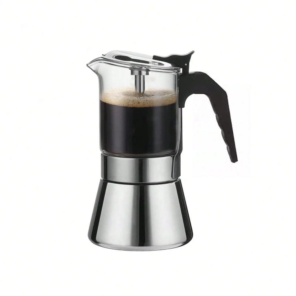 12Cup Coffee Maker Stainless Steel Espresso Maker 600ML Moka Pot Espresso Maker For Home Kitchen Camping Coffee Pot