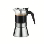 12Cup Coffee Maker Stainless Steel Espresso Maker 600ML Moka Pot Espresso Maker For Home Kitchen Camping Coffee Pot