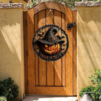Halloween decoration Signs Halloween Wood Decorations Pumpkin Ghost Party Indoor and Outdoor Atmosphere Wooden Round Decorative