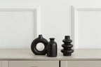Set of 3 Bohemian Ceramic Vases