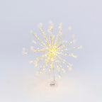 Starburst Cool White Christmas Tree Topper - 14 Inch