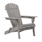 Oversize Outdoor Folding Adirondack Chair, Patio Chair For Garden
