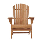 Oversize Outdoor Folding Adirondack Chair, Patio Chair For Garden