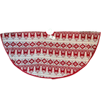 Christmas Sweater Pattern Tree Skirt