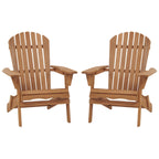 Oversize Outdoor Folding Adirondack Chair, Patio Chair For Garden