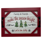 Wood Christmas Tree Farm Tray / Sign