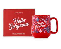Cafe FJ: Peppermint Twist - Hello Gorgeous - Jewel Candle (Without Jewelry)