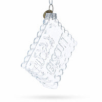 Biscuit Cookie Clear Glass Christmas Ornament