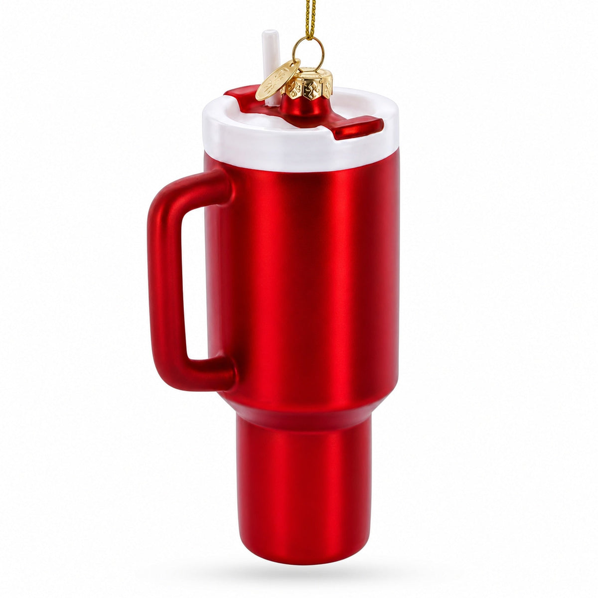 Holiday Coffee Mug Tumbler Glass Christmas Ornament