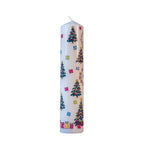 Christmas Trees Advent Large Pillar Candle