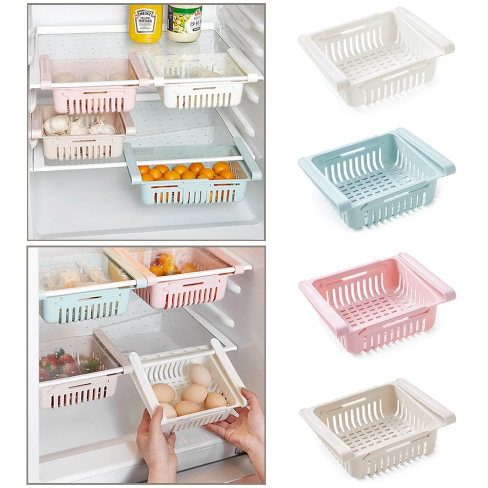 Retractable Fridge Storage Box