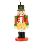 Funny Happy Nutcracker with Nuts Christmas Ornaments