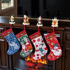 Set of 4 Set of 4 Tapestry Christmas Stockings