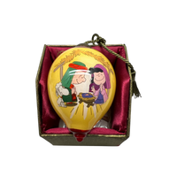 Peanuts Ne'Qwa Art Nativity Christmas Ornament