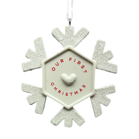 Our First Christmas 2025 Snowflake Hallmark Ornament