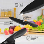 Lux Decor Collection Kitchen Knife Set Ultra Sharp Stainless Steel Knives Set