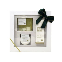 Japanese Yuzu ALOE VERA Soap Bar 3- pc Bath & Body Gift Set -Natural