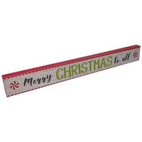 Merry Christmas to All - Tabletop Shelf Sitter
