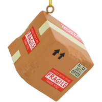 Damaged Delivery Package Christmas Ornaments