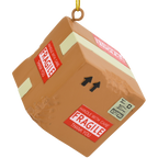 Damaged Delivery Package Christmas Ornaments