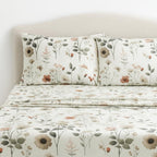 DaDalogy Enchanted Meadow Floral Microfiber Sheet Set