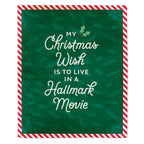 Christmas Wish Hallmark Movie Blanket